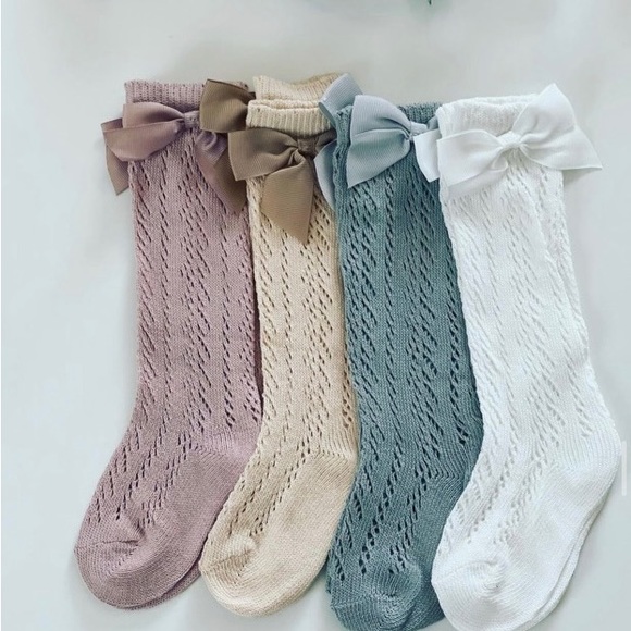 happylittlelambboutique Other - Vintage Spanish socks with bows